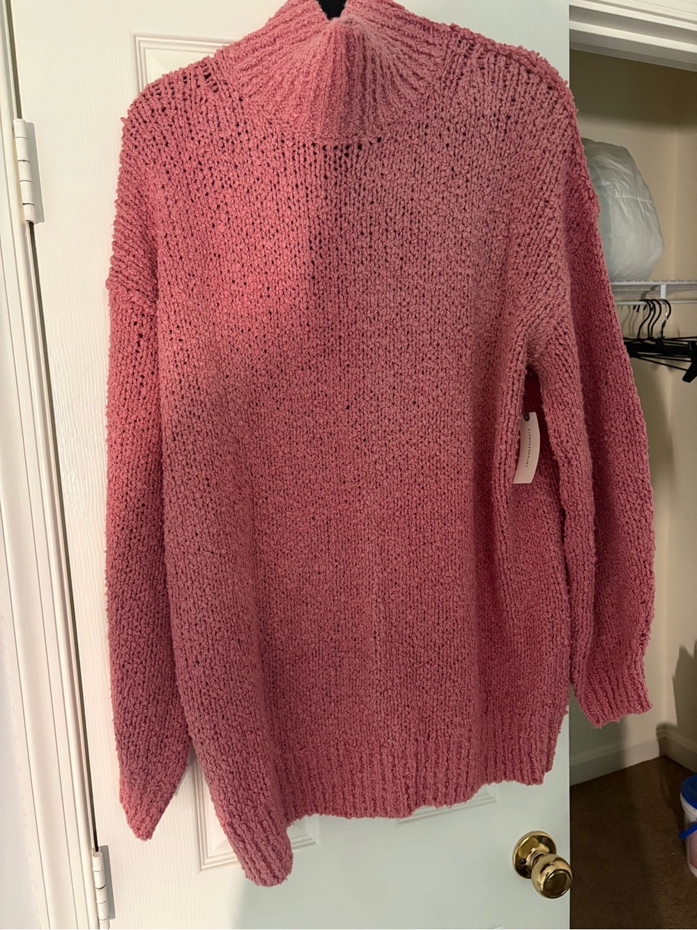 Anthropologie Cozy Pink Women's Knit Sweater